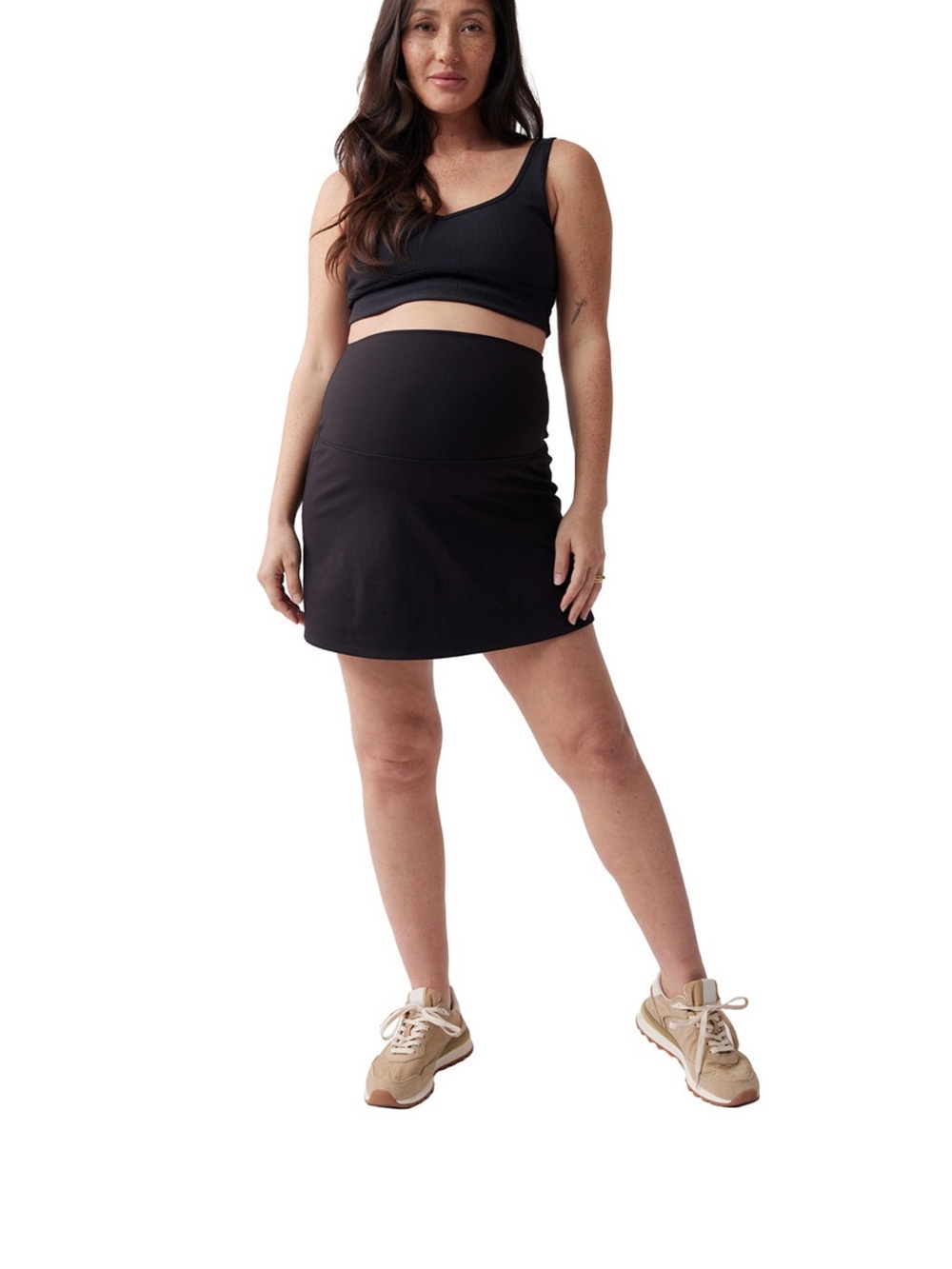 Isabel & Ingrid Black Maternity Skirt - Comfortable Everyday Stretch size large